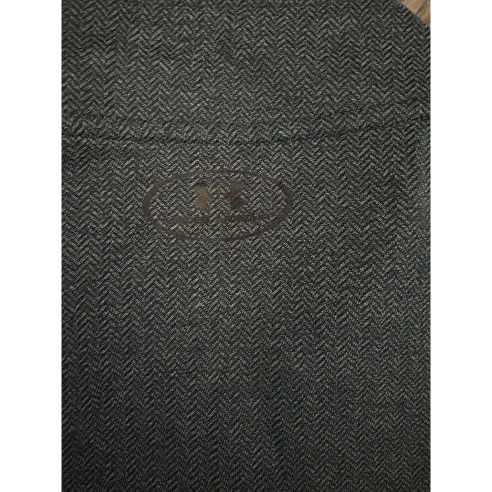 Under Armour Threadborne Quarter Zip Pullover Blue Herringbone HeatGear XL